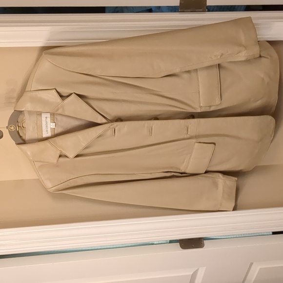 Liz Claiborne Butter Soft Leather Blazer - Picture 1 of 4